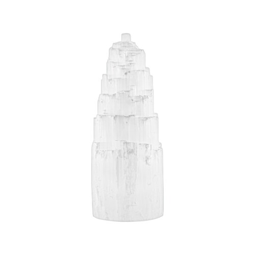 Illuminated selenite ‘Iceberg’ 25 cm without base