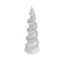 Selenite spiral tower, approx. 15 cm