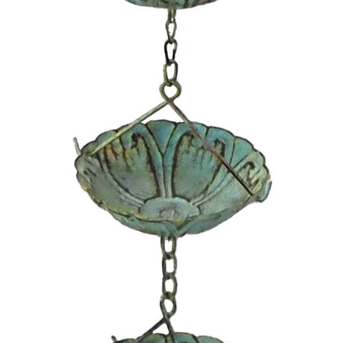 Rain chain "Bowl", length 141 cm